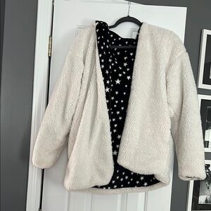 Reversible White and Black Star Jacket
